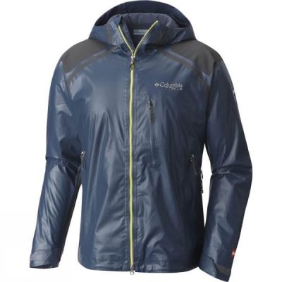 Columbia OutDry Ex Diamond Shell - Férfi Dzseki - Sötétkék (Magyarország SFQ381709)